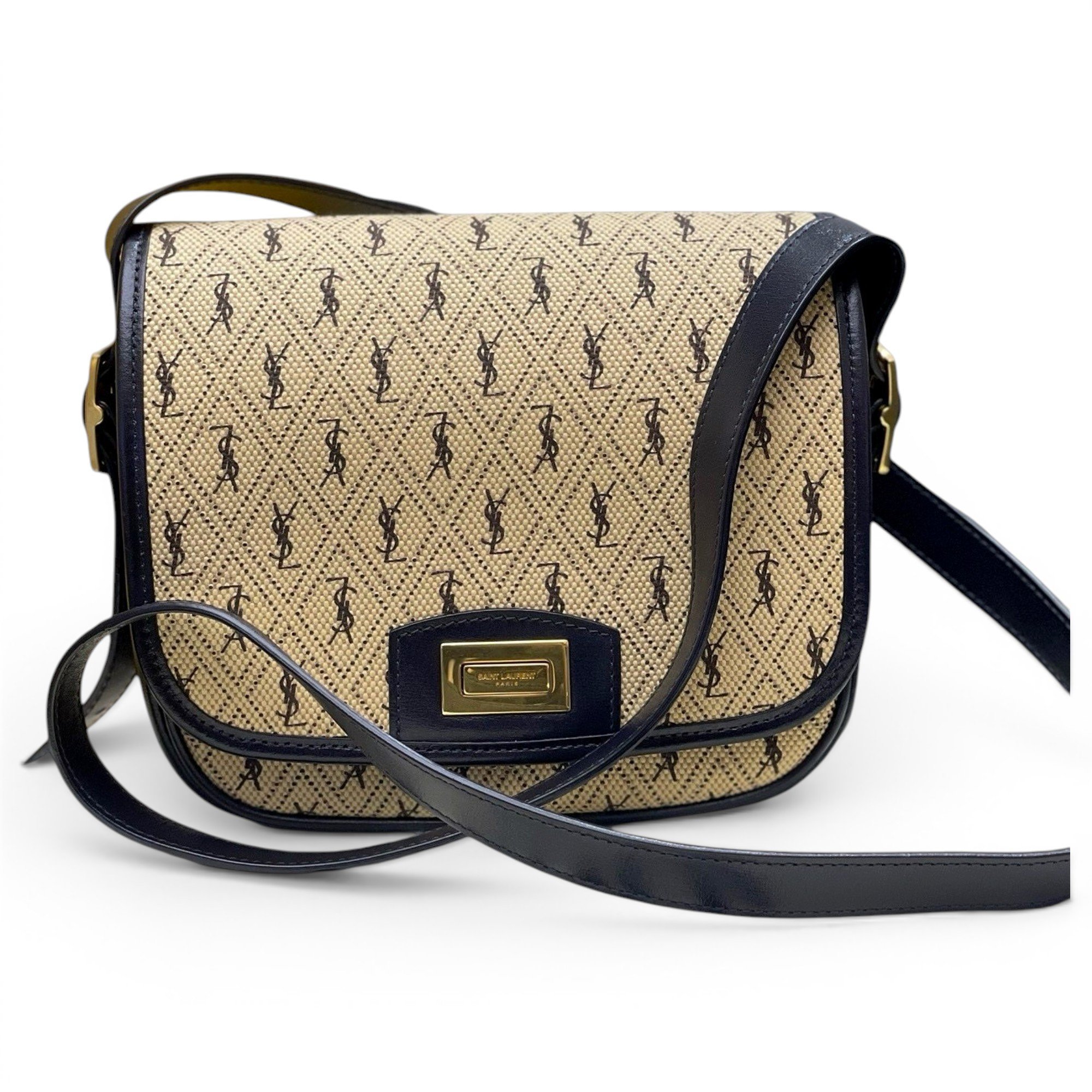 Betty Satchel cloth handbag
