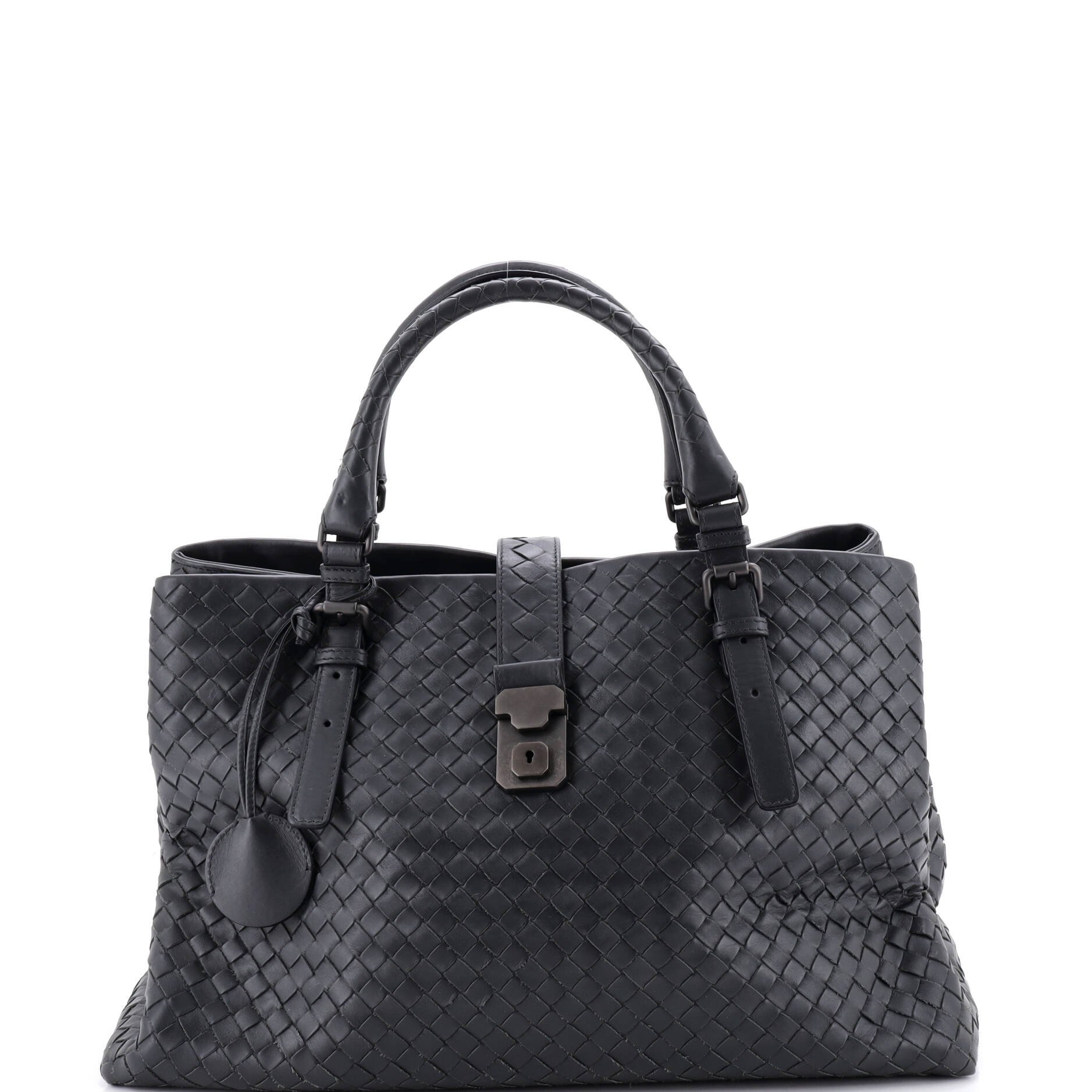 Bottega Veneta Roma Bag Intrecciato Nappa Medium