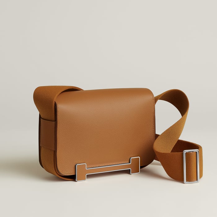 Gold Hermès Geta Bag
