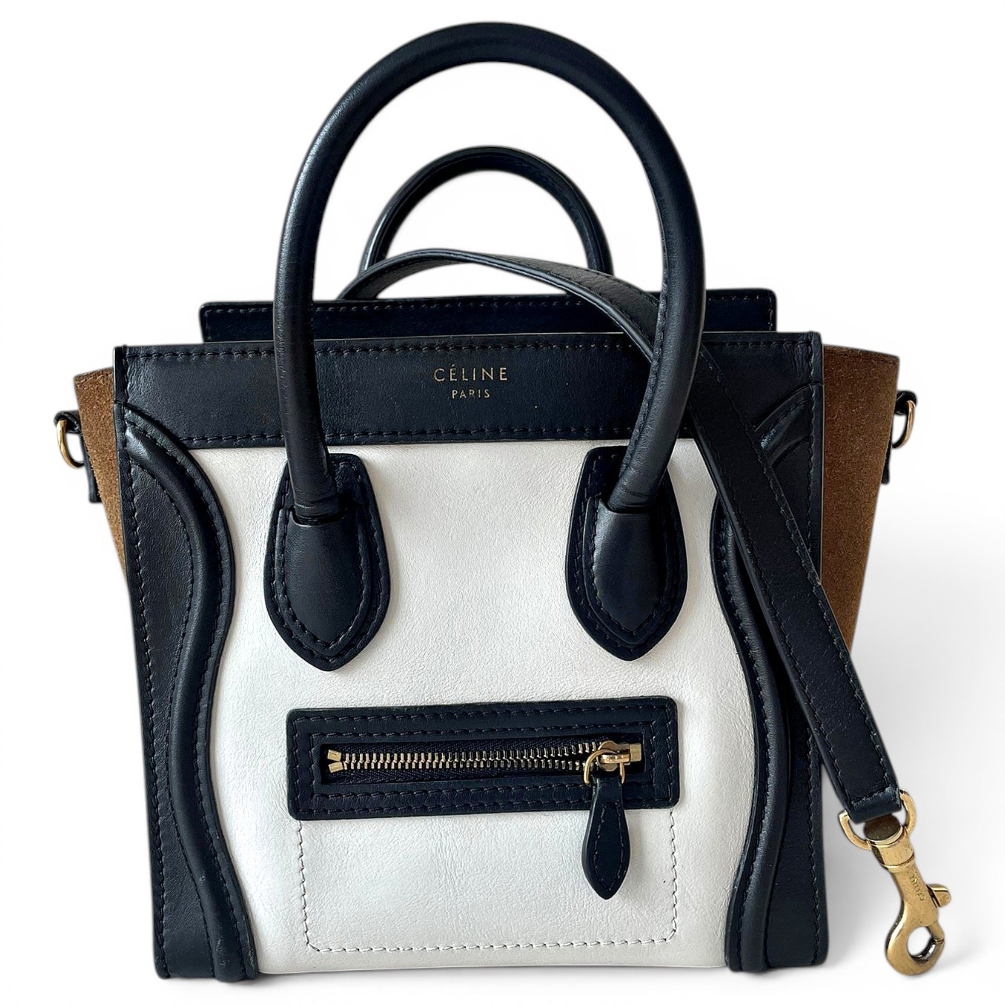 Nano Luggage leather handbag