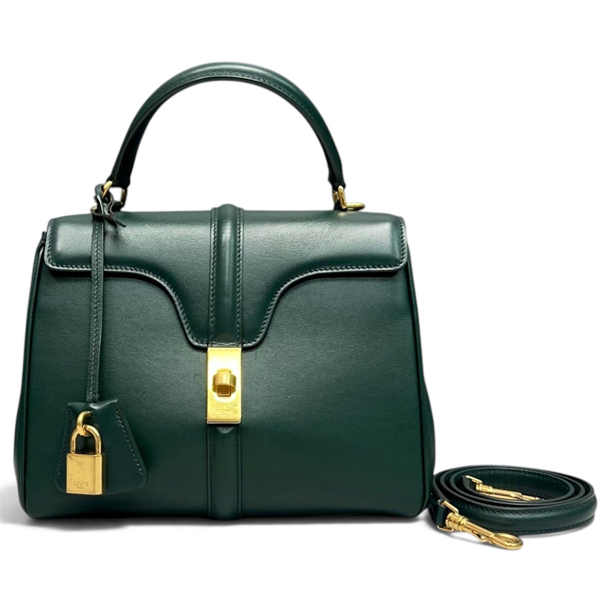 Leather handbag