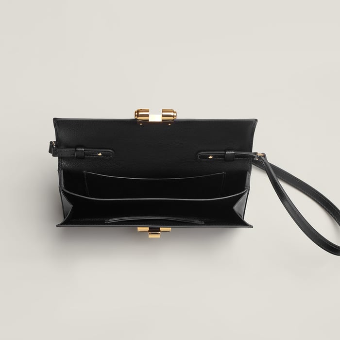 Noir Charniere to Go Pouch