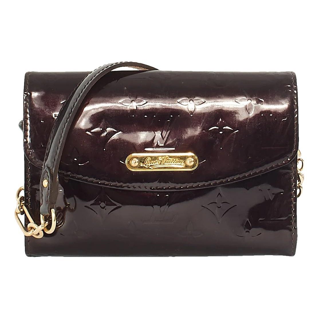 Sunset Boulevard patent leather crossbody bag
