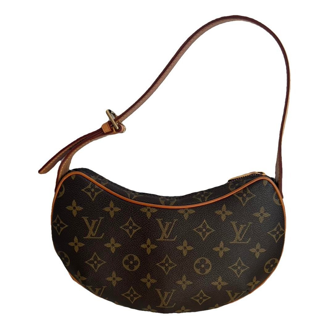 Croissant leather handbag