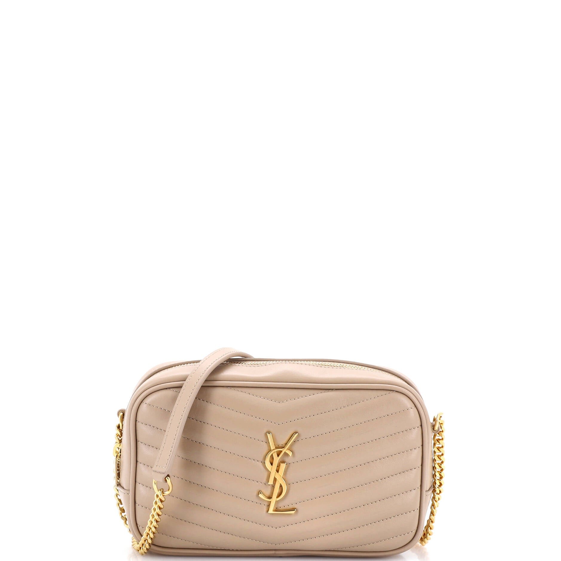 Lou Camera Bag Matelasse Chevron Leather Mini