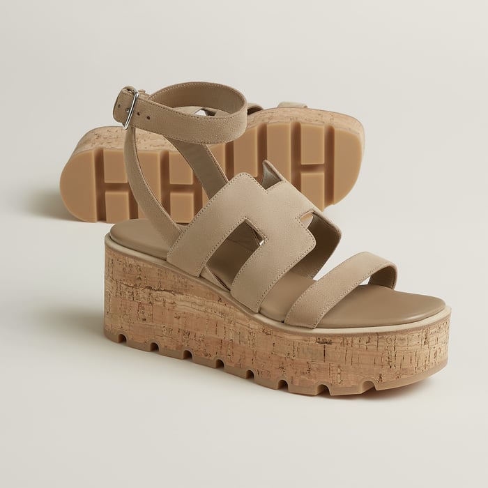 Beige Argile Havane 30 Sandal