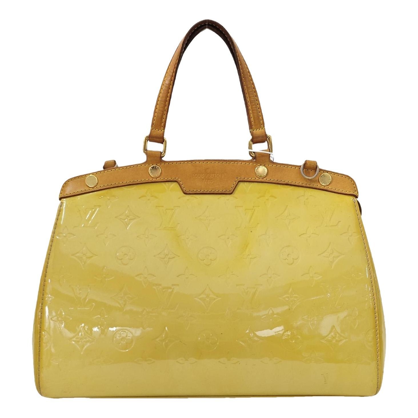 Patent leather handbag