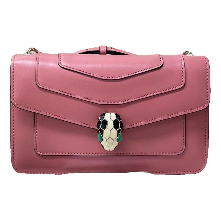 Serpenti leather handbag