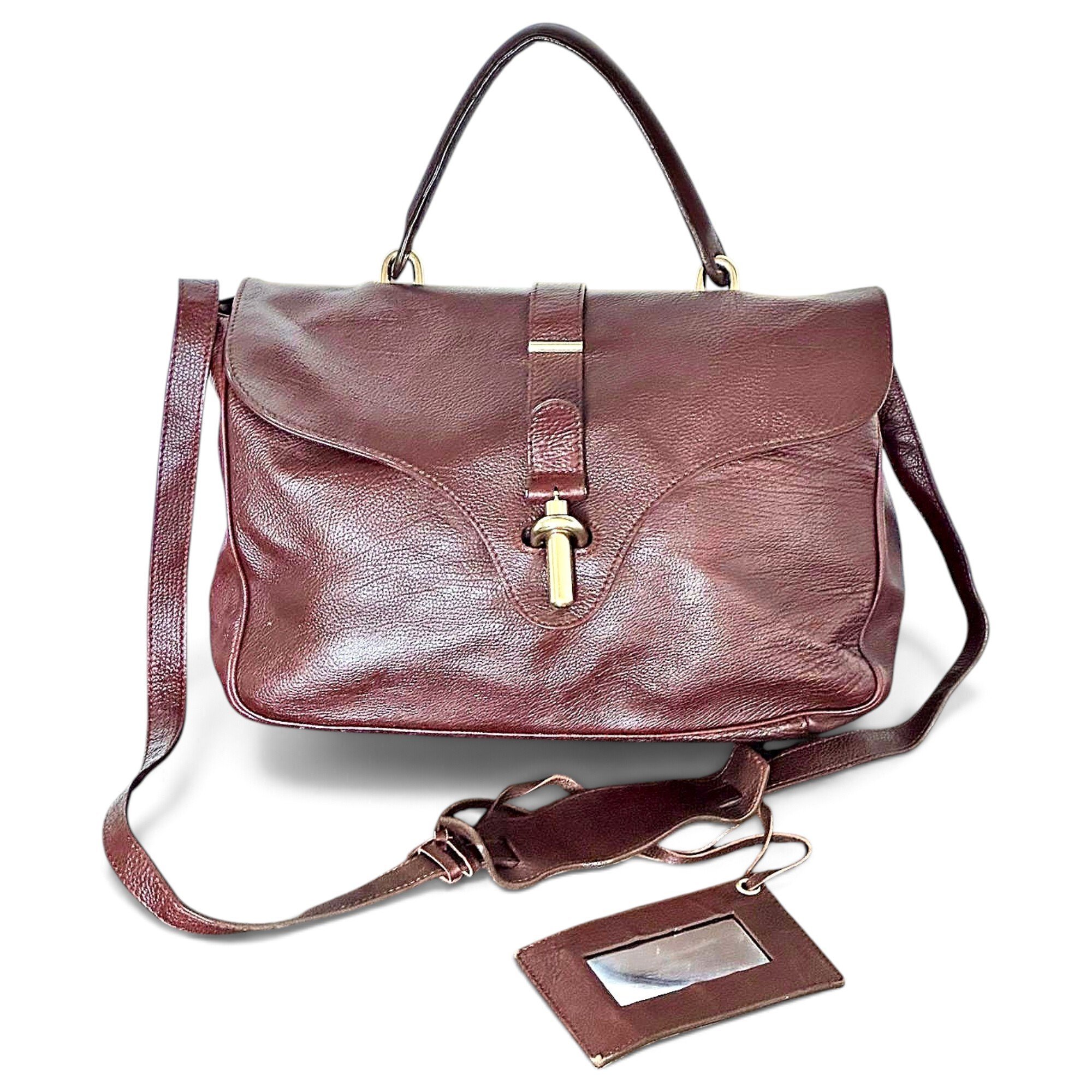 Leather handbag