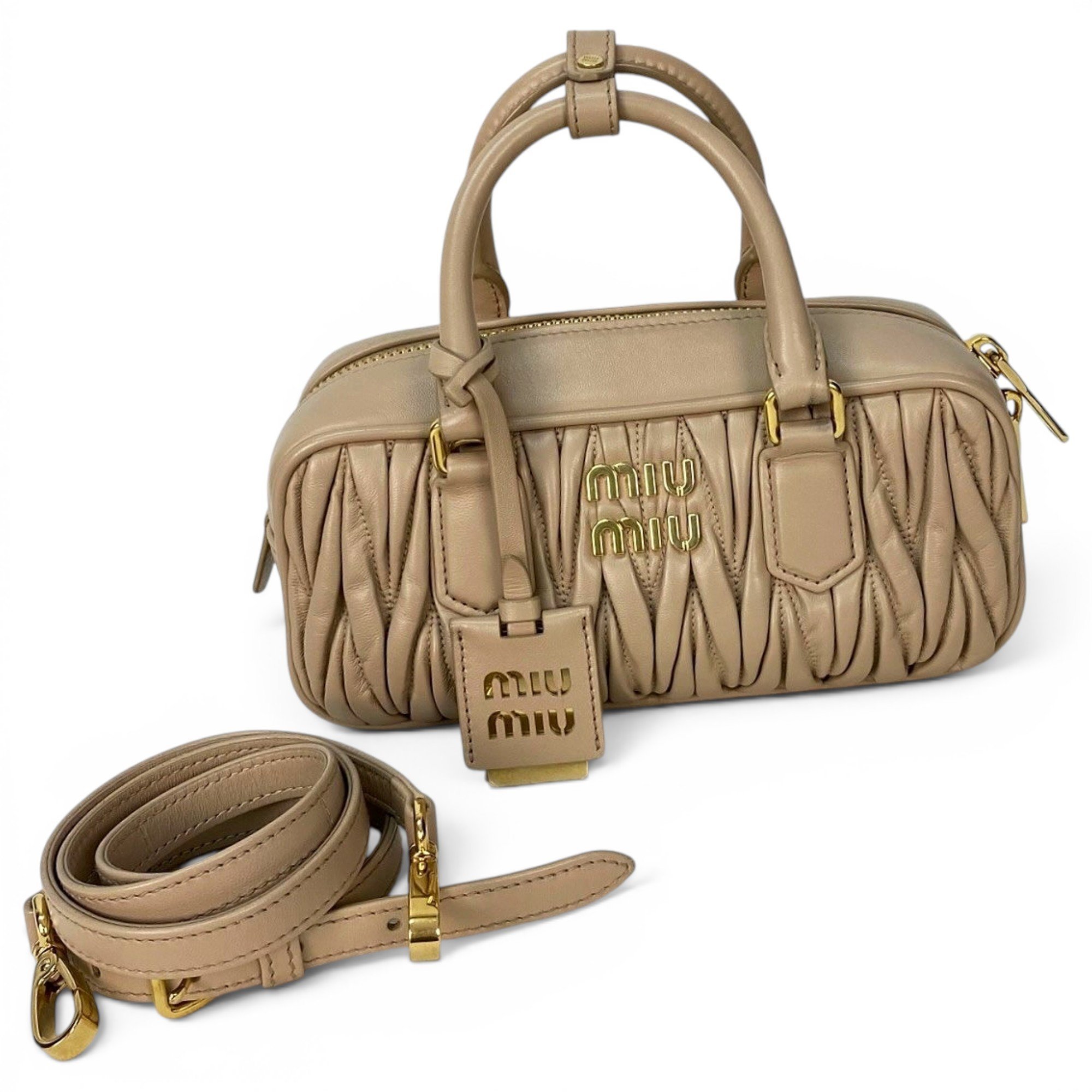 Arcadie leather handbag