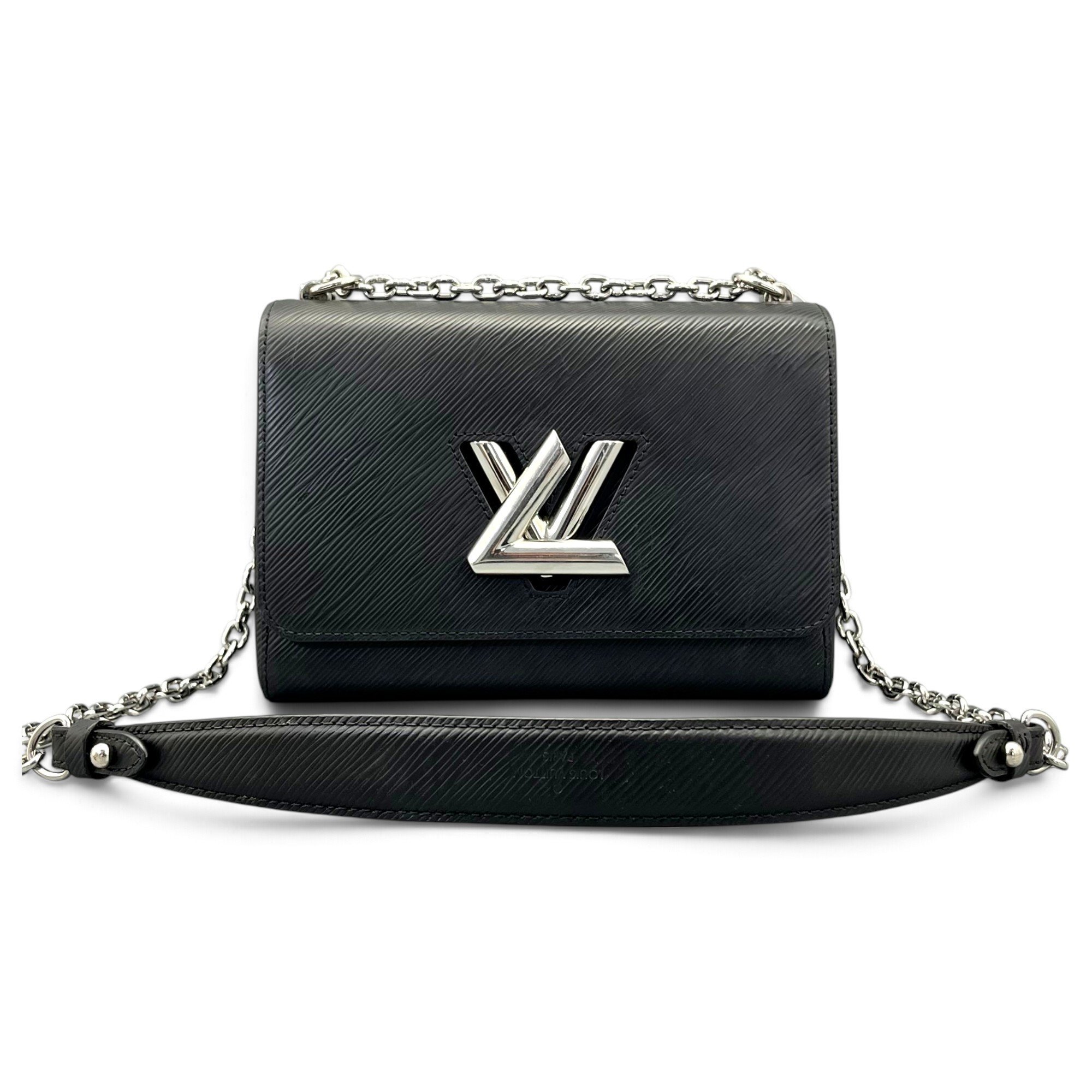 Twist leather handbag