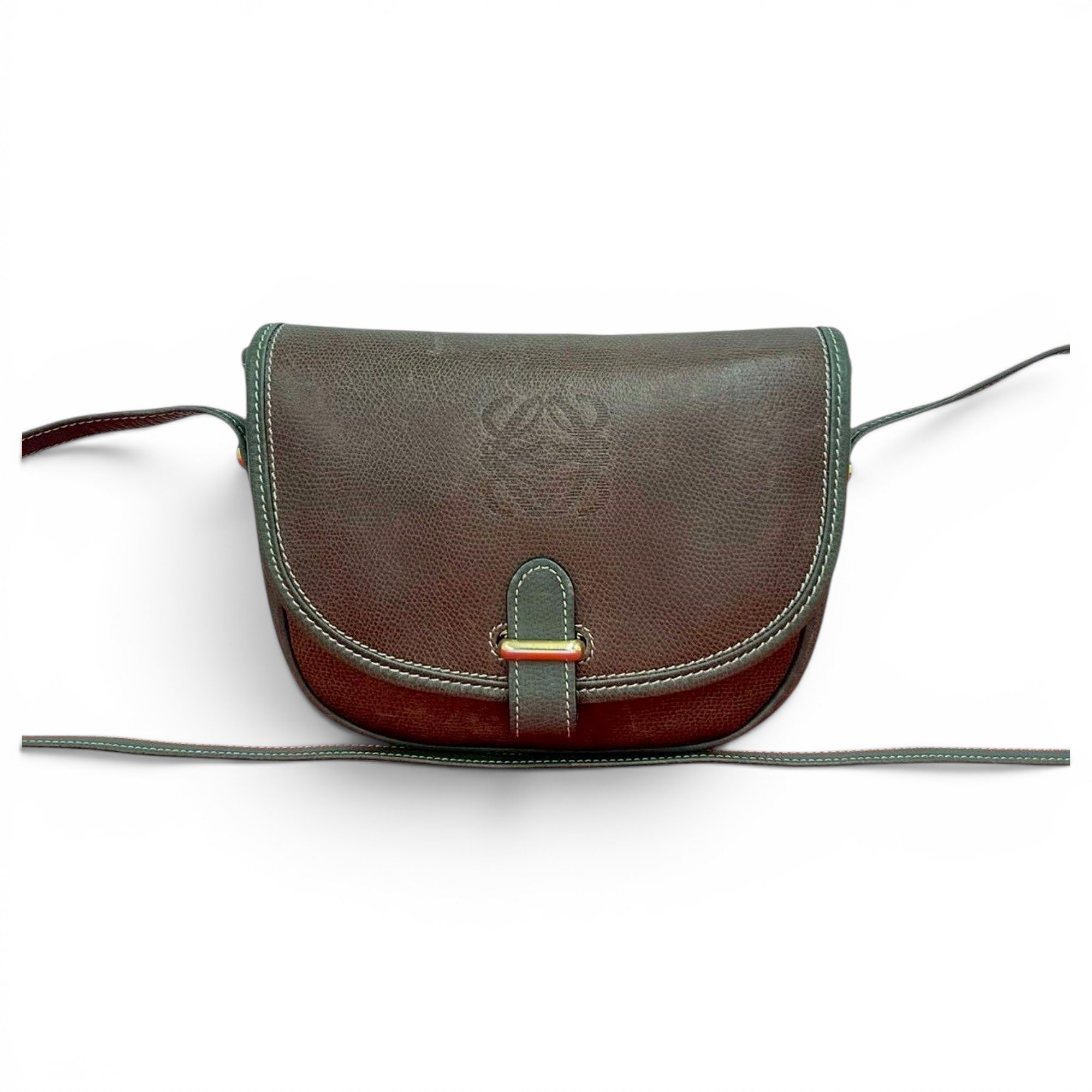 Anagram leather handbag