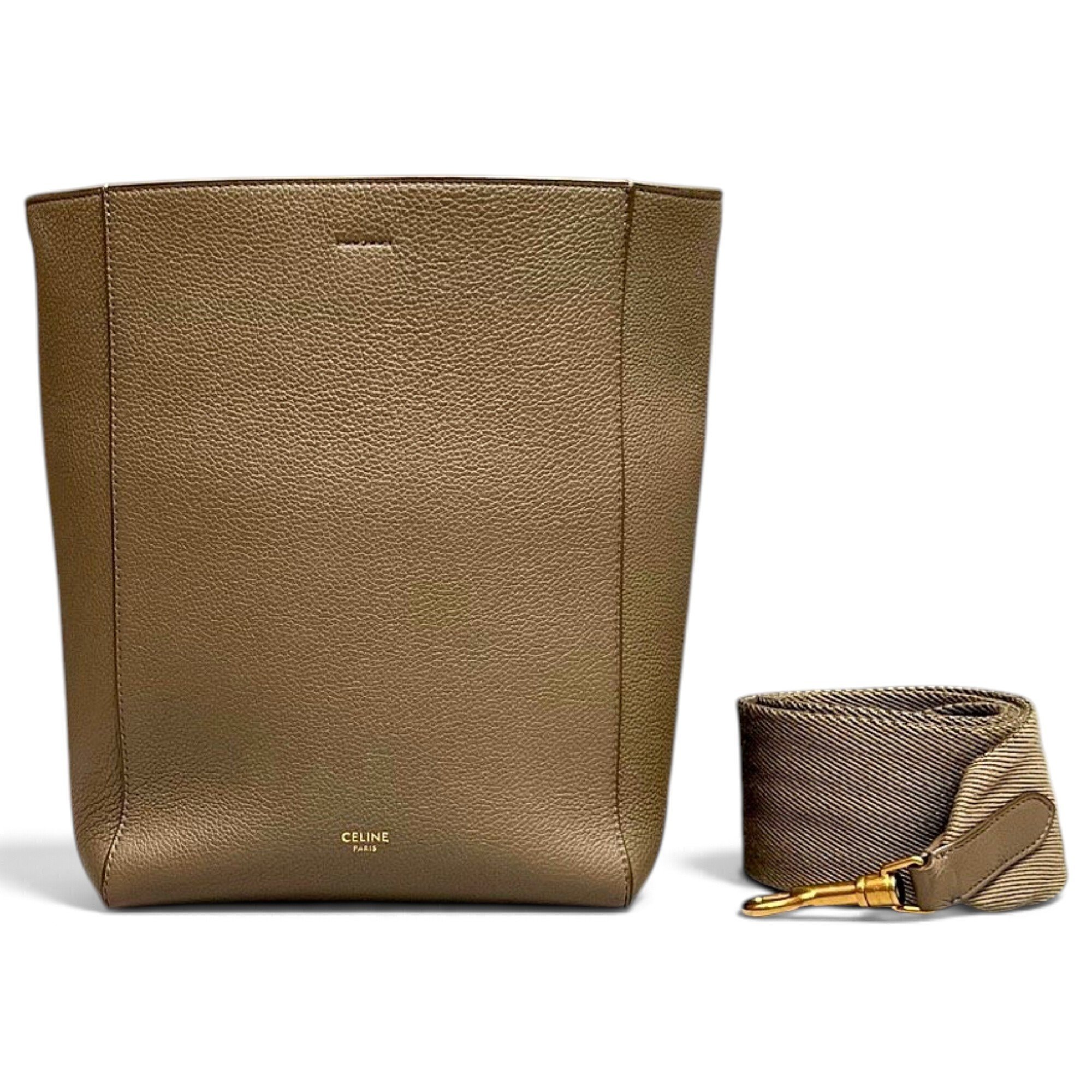 Seau Sangle leather tote