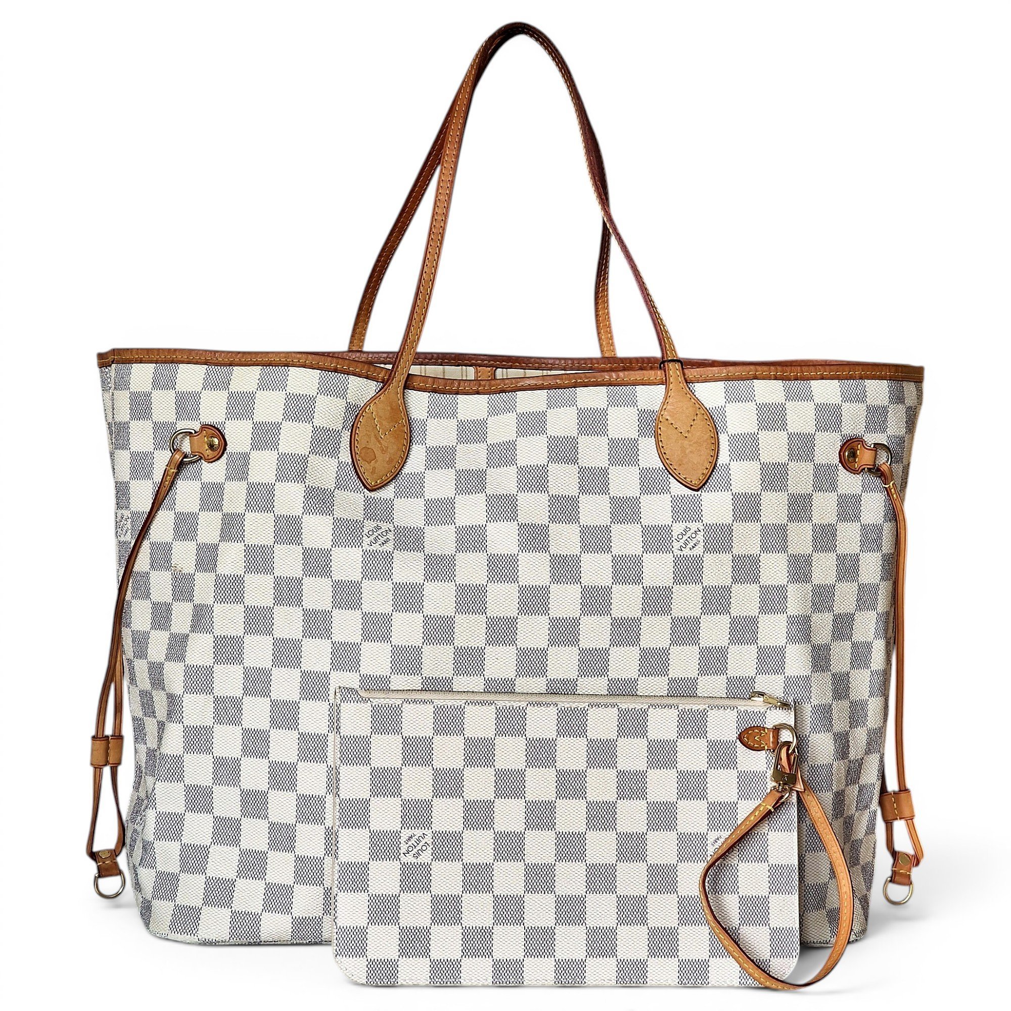 Neverfull leather tote