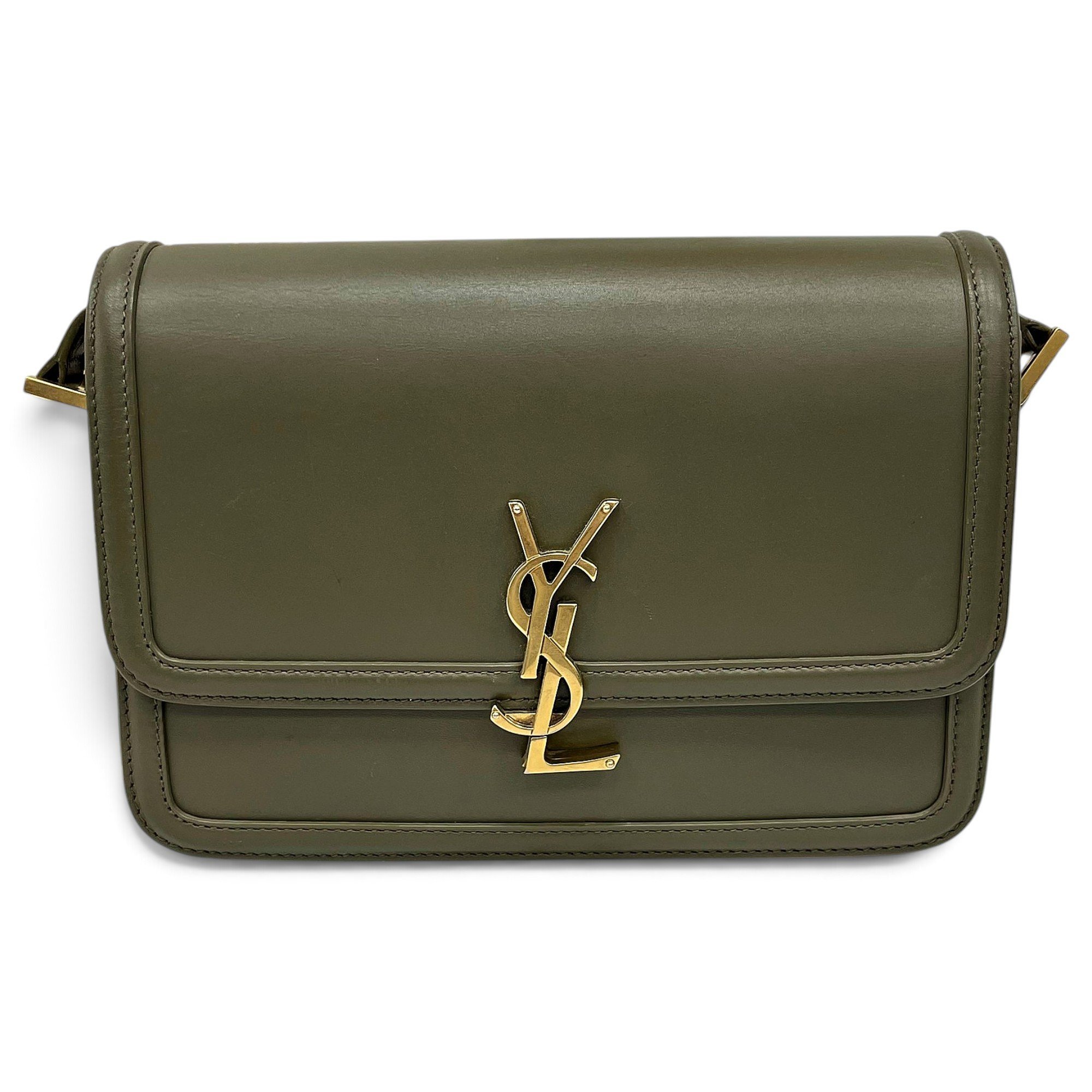 Solférino leather handbag