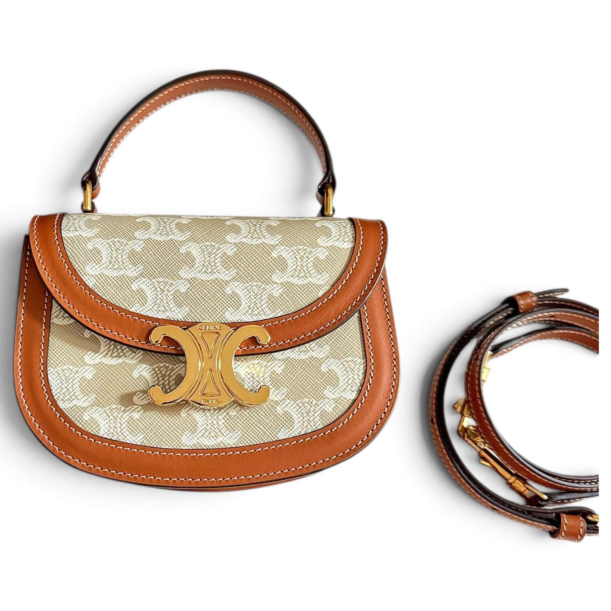 Leather handbag