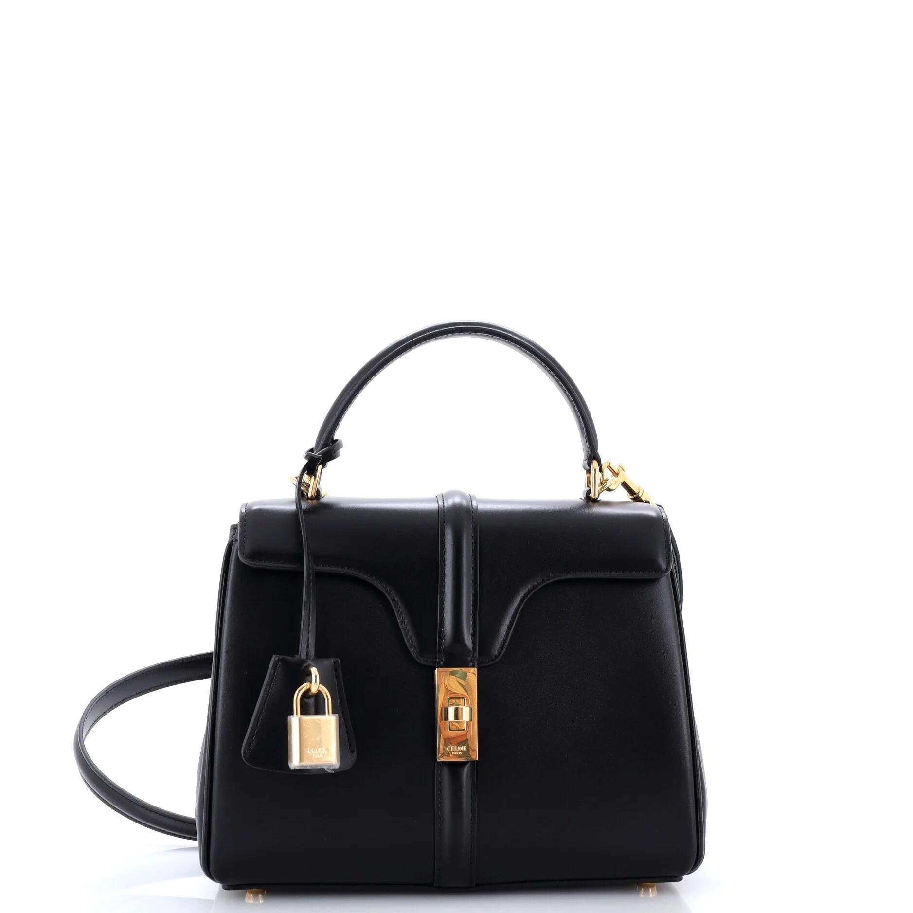 Leather handbag