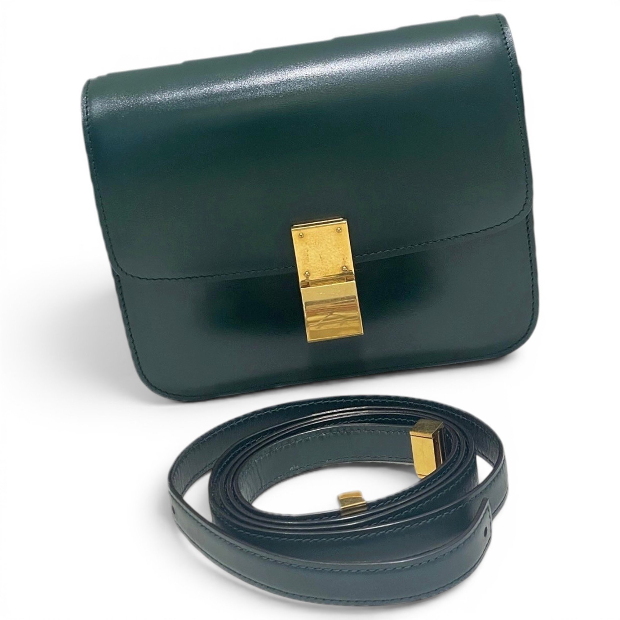 Classic leather handbag
