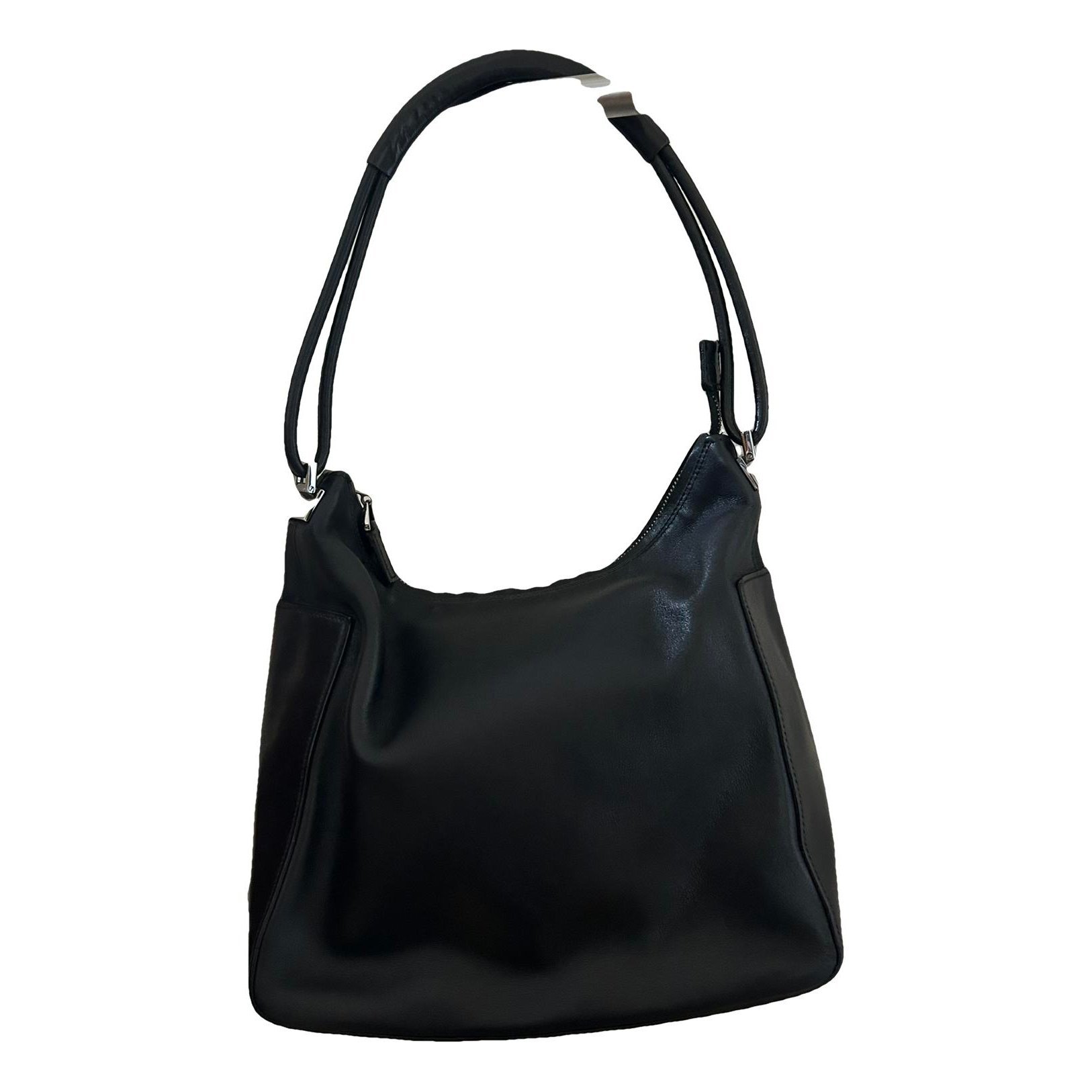 Hobo leather handbag