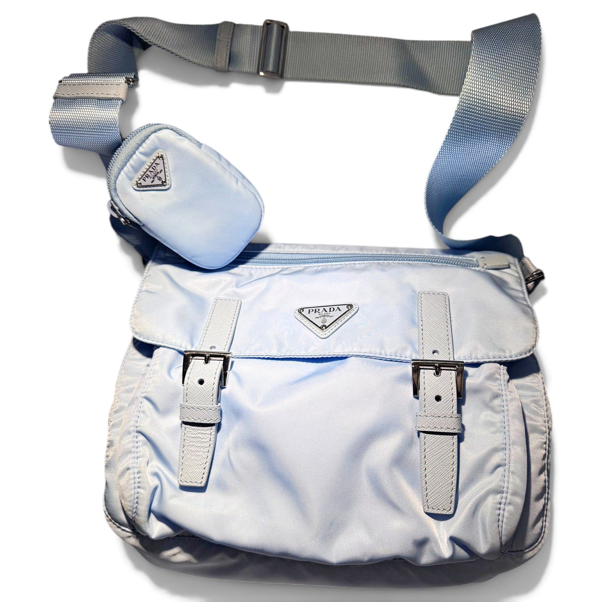 Re-Nylon crossbody bag