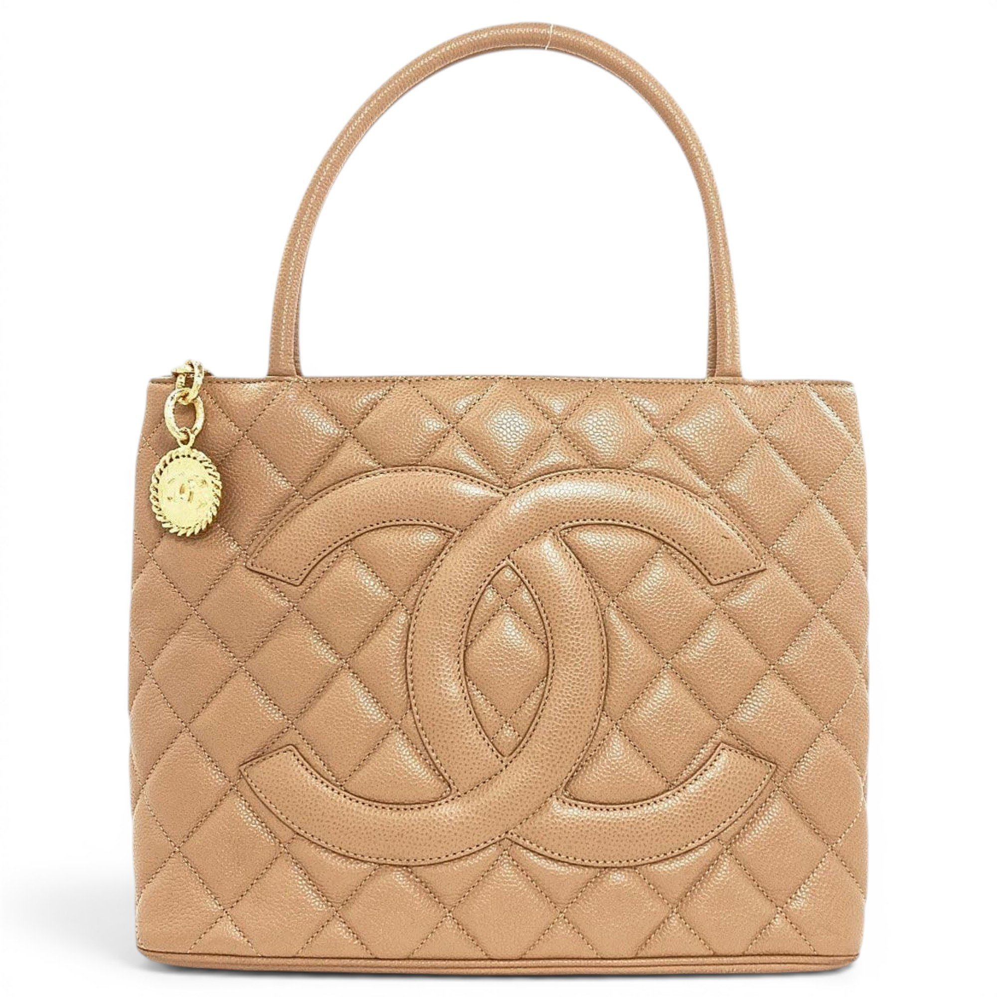 Médaillon pony-style calfskin tote