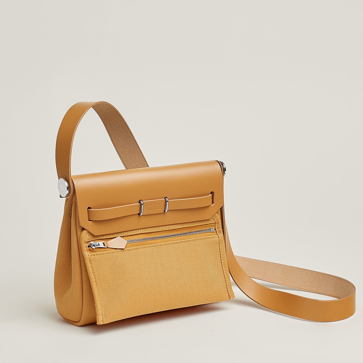 Naturel Sable Bolso Herbag Zip 20 Retourné