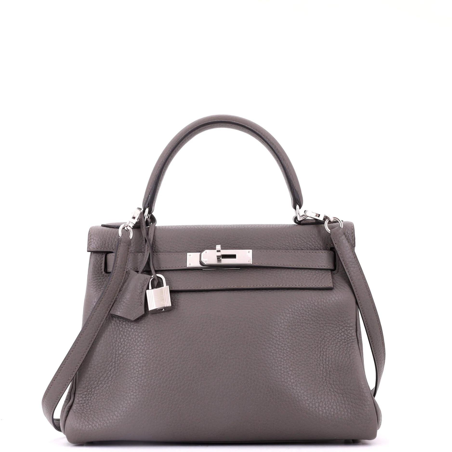 Kelly 28 leather handbag