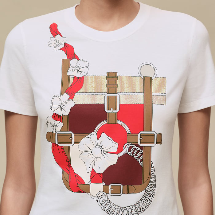 Blanc Printed Micro T-shirt