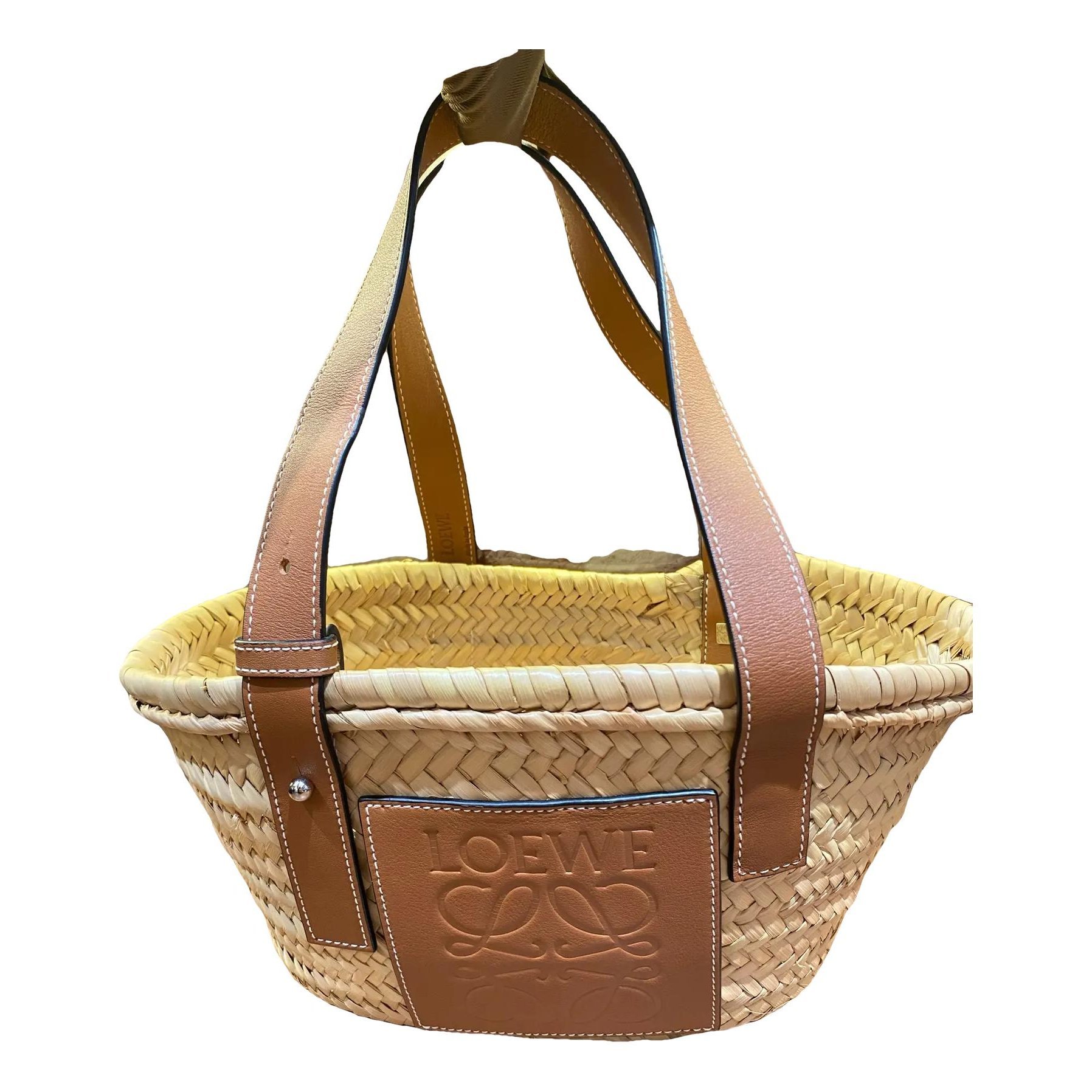 Basket Bag leather handbag