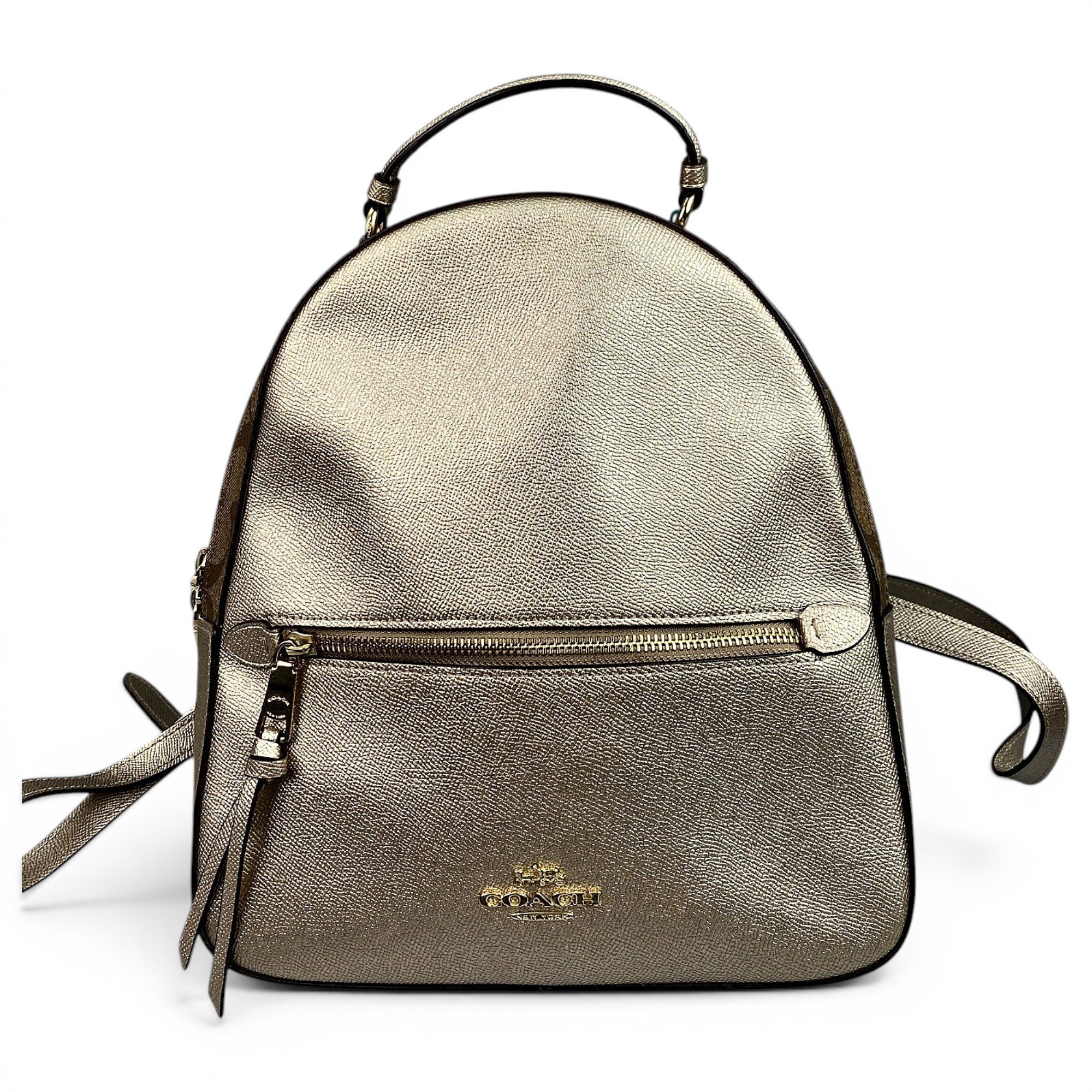 Leather backpack
