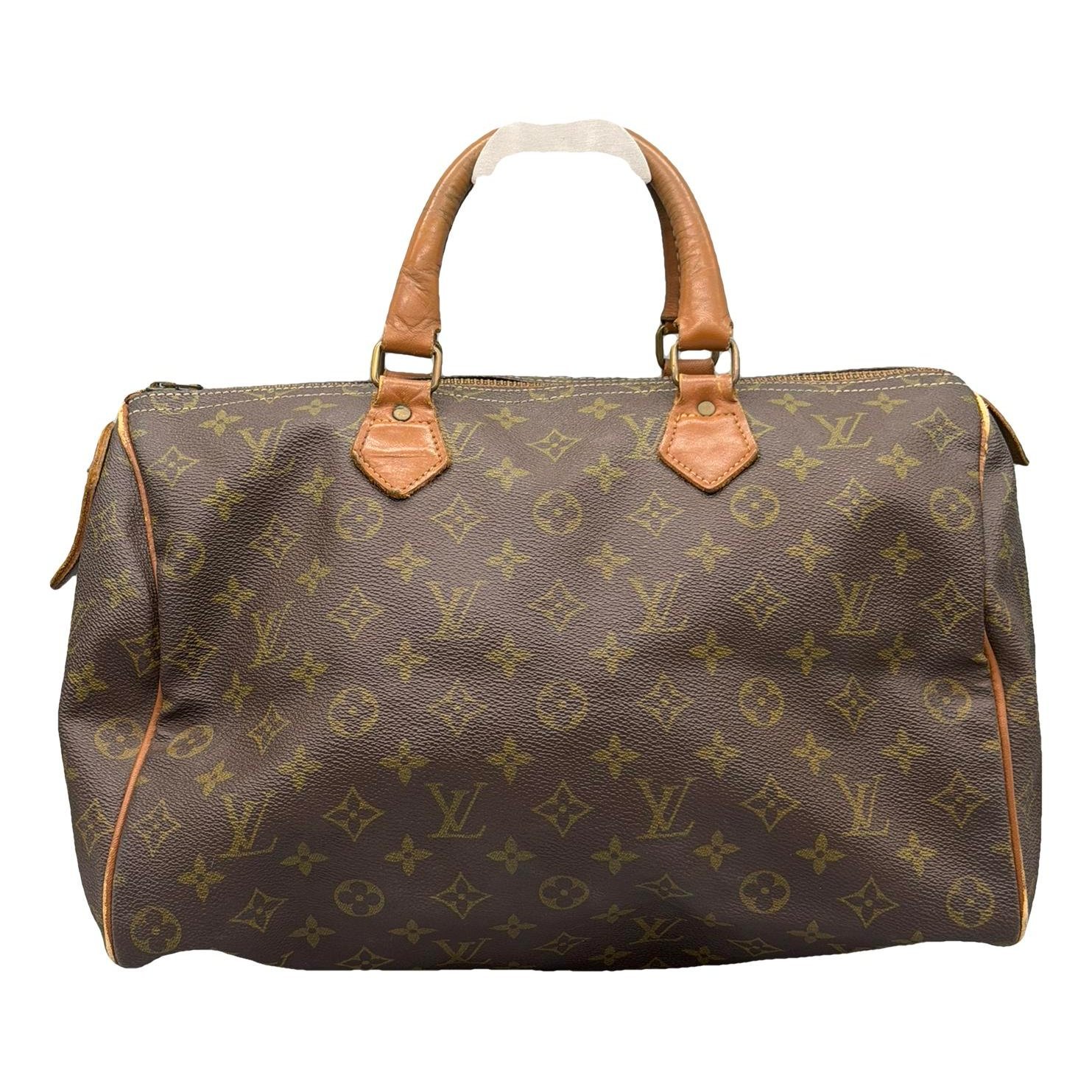Speedy leather handbag