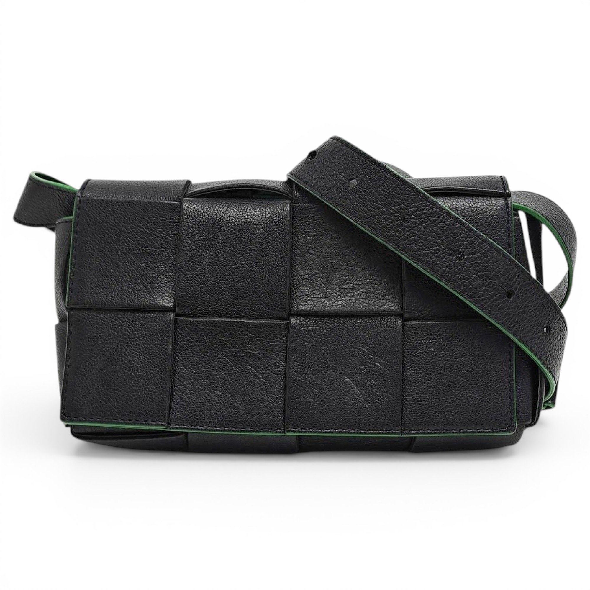 Brick Cassette leather handbag