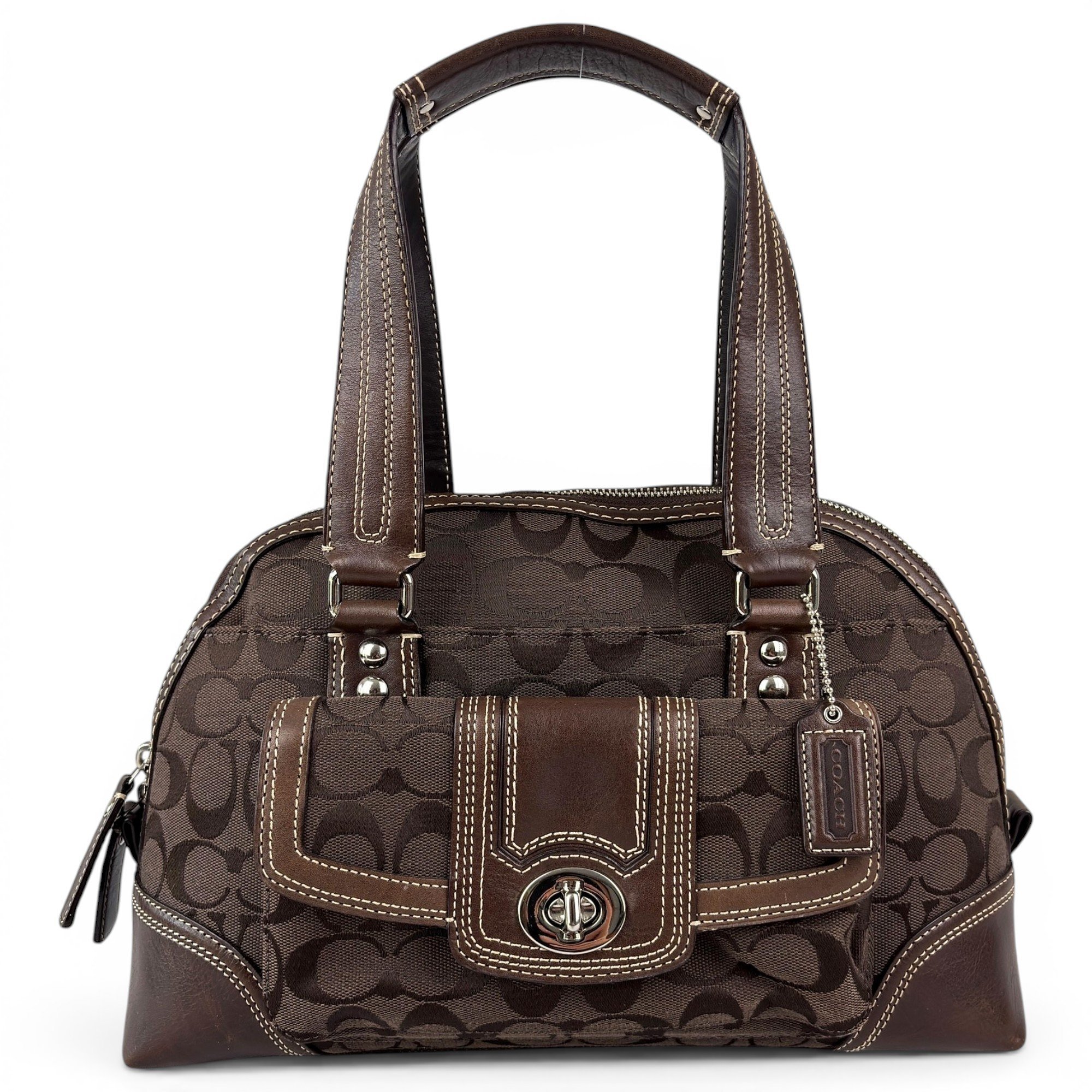 Signature Sufflette cloth handbag