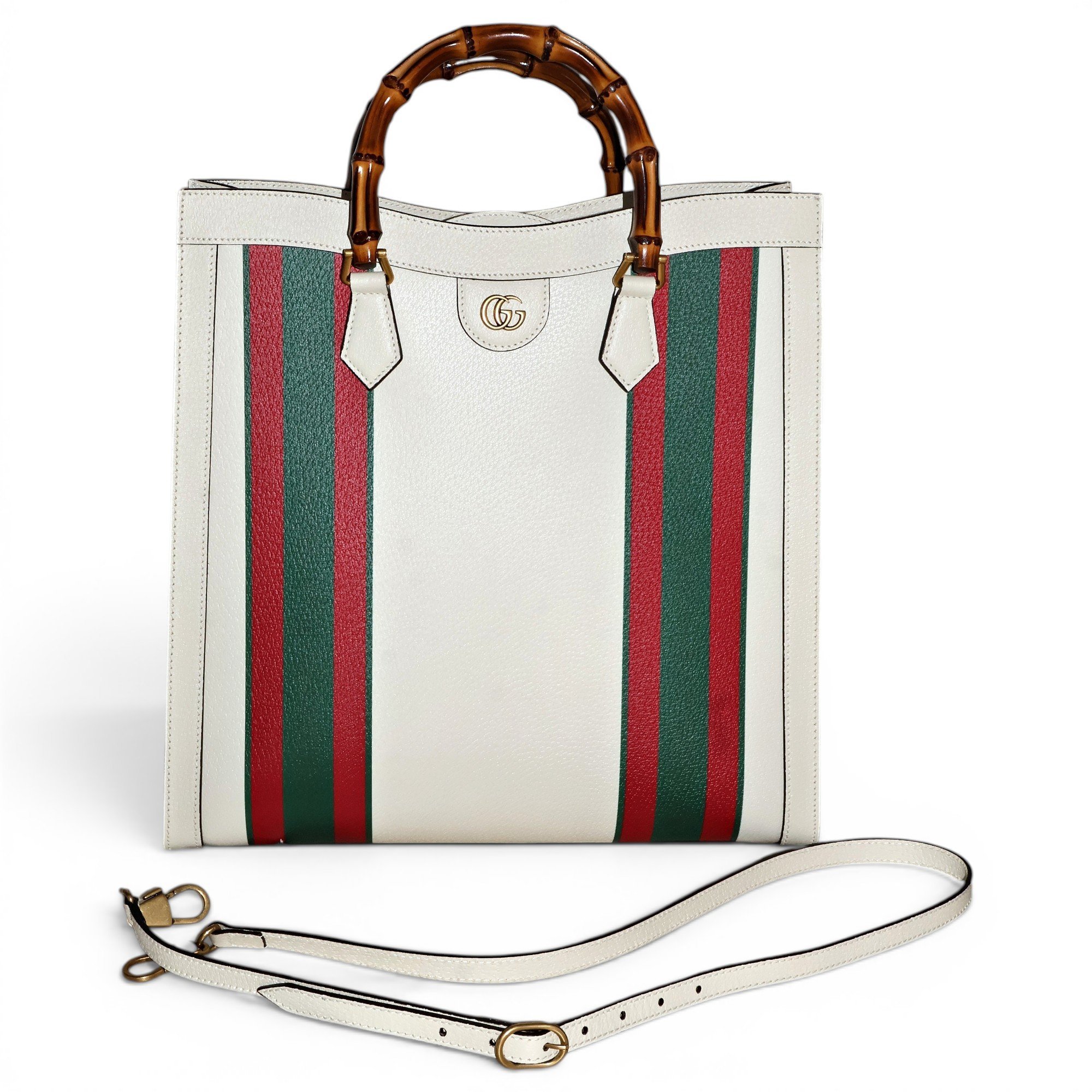 Ophidia Top Handle leather tote