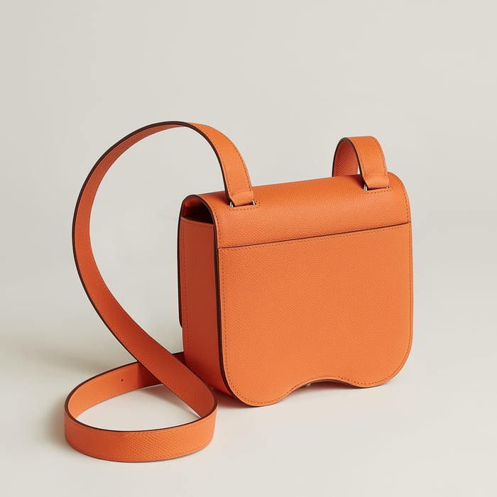 Orange Hermès Della Cavalleria Mini Bag II