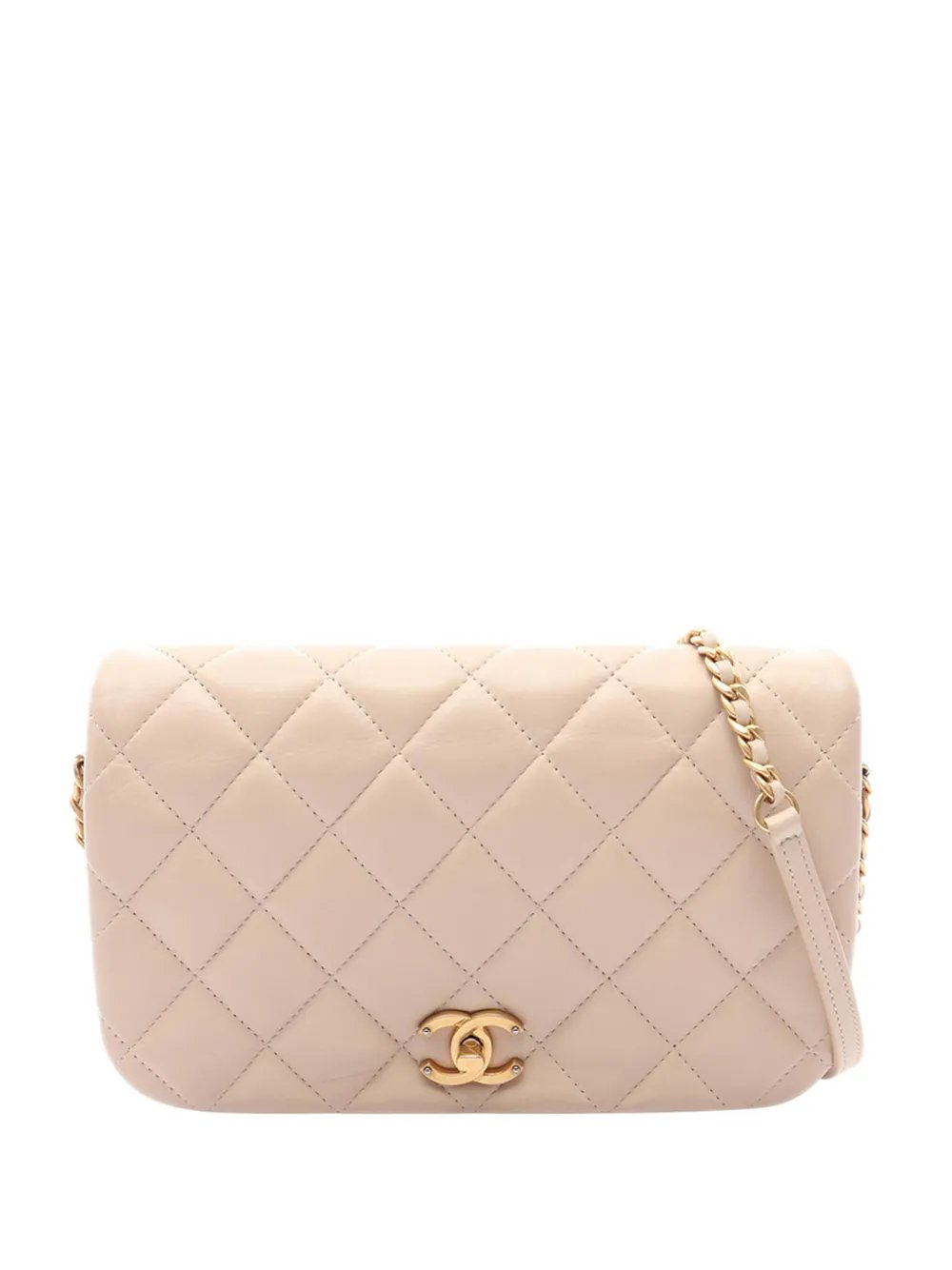 2020 CC Quilted Lambskin Full Flap crossbody bag