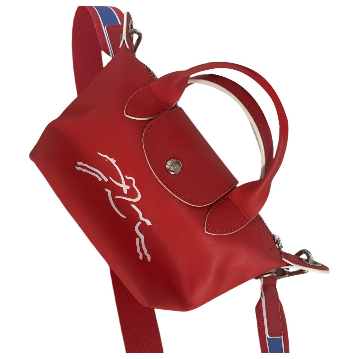 Pliage leather crossbody bag