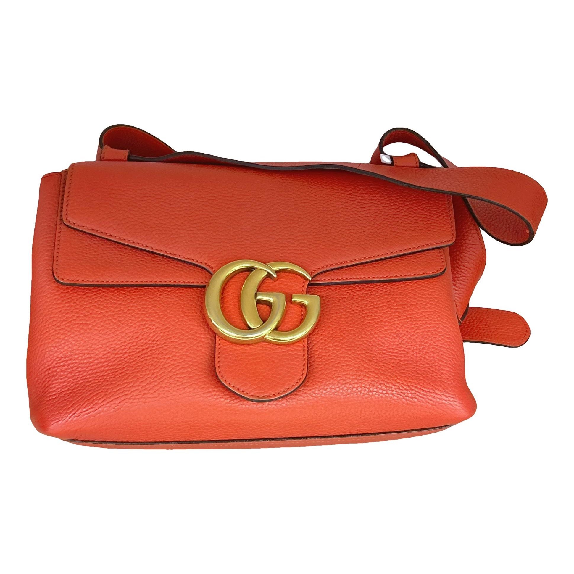 GG Marmont Flap leather crossbody bag