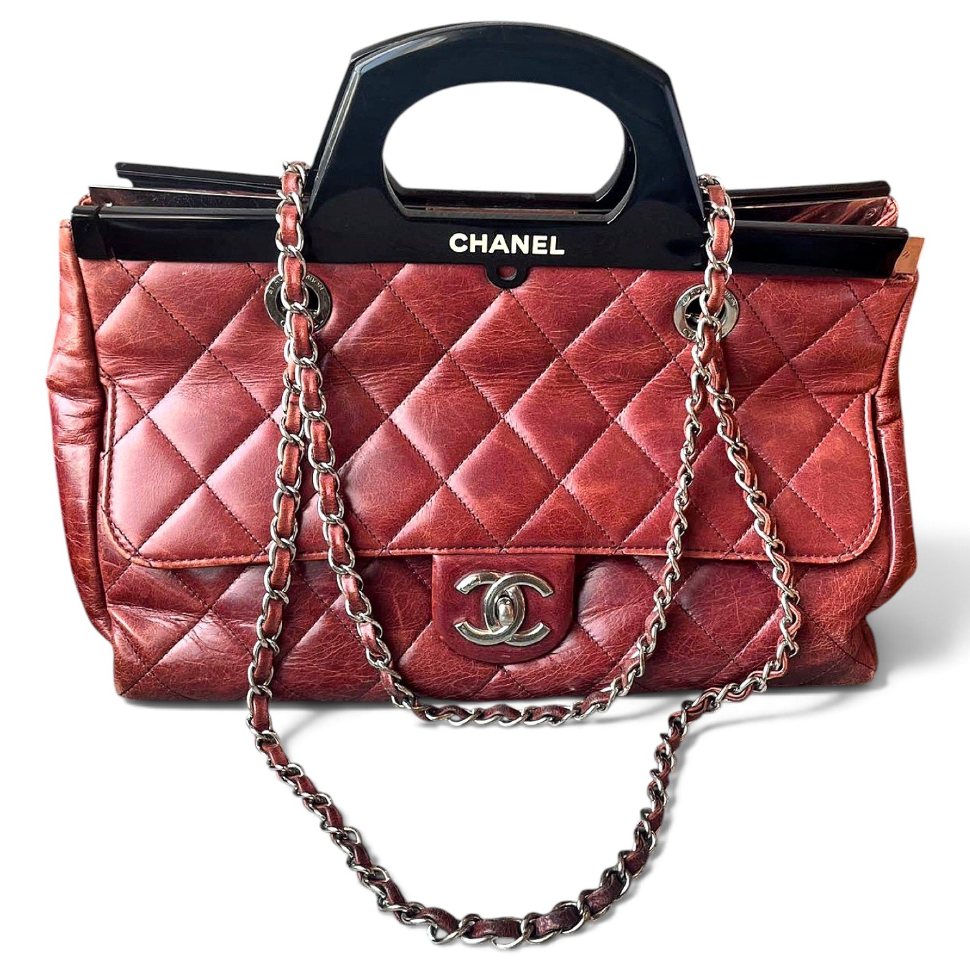 Leather handbag