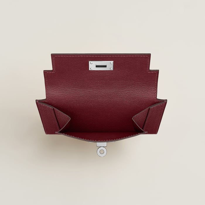 Rouge H Kelly Pocket Compact Wallet
