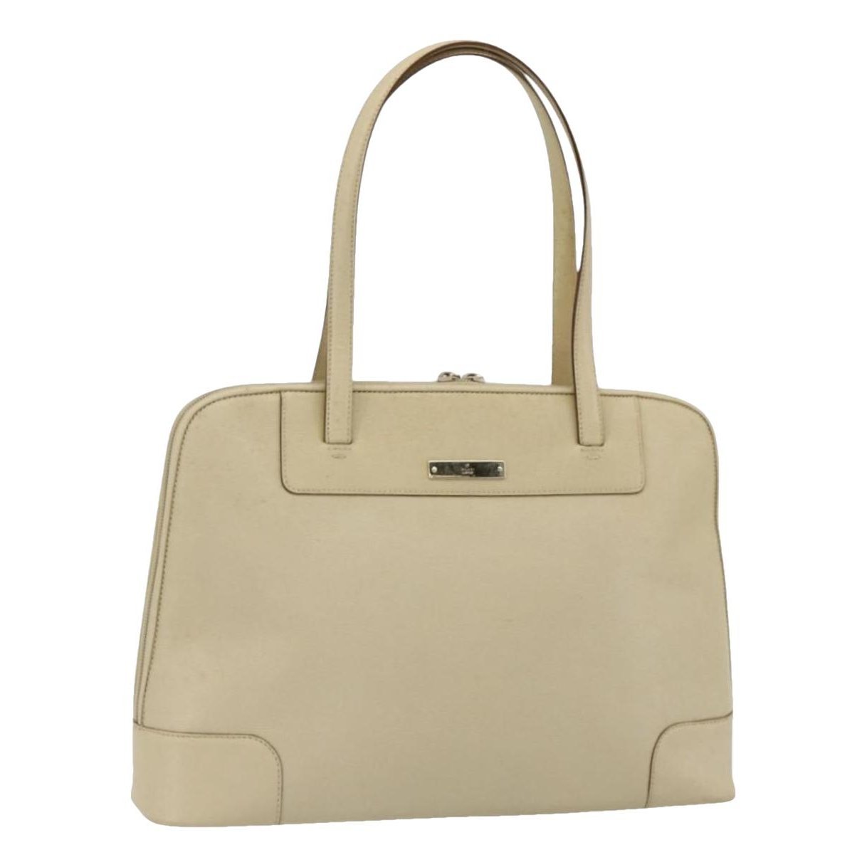 Leather tote
