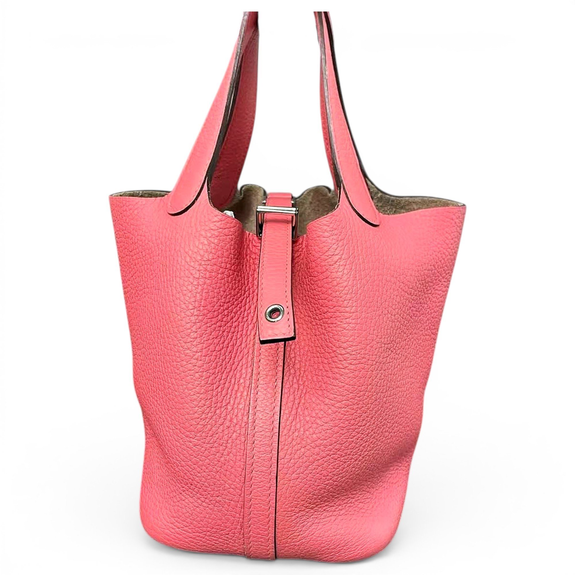 Picotin leather handbag