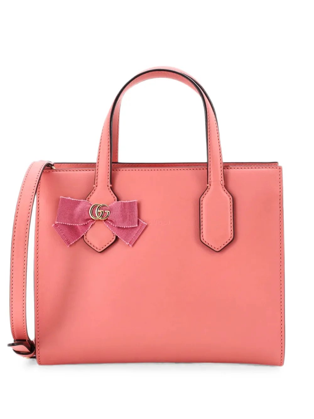 GG Ribbon Leather Small tote bag