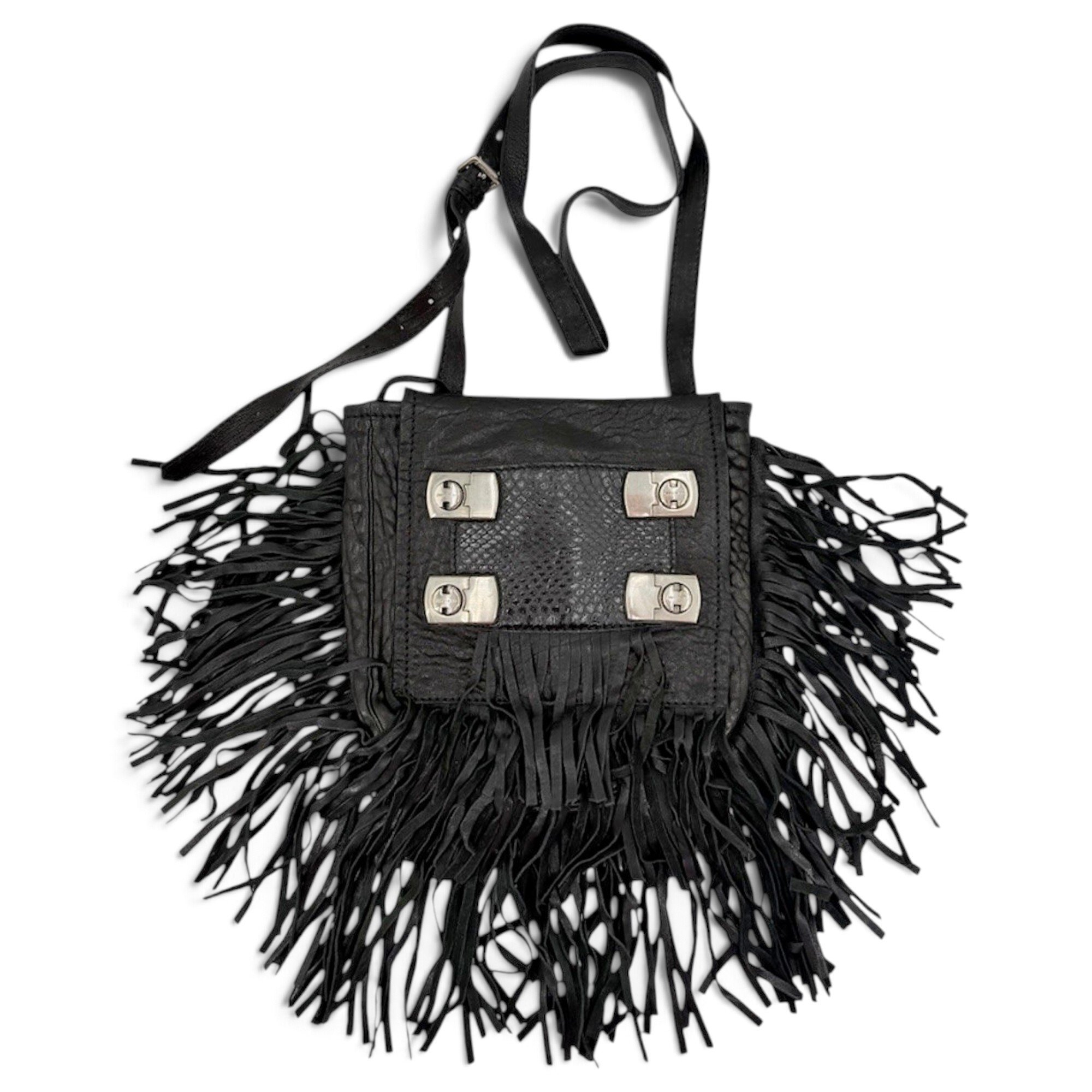 Leather crossbody bag