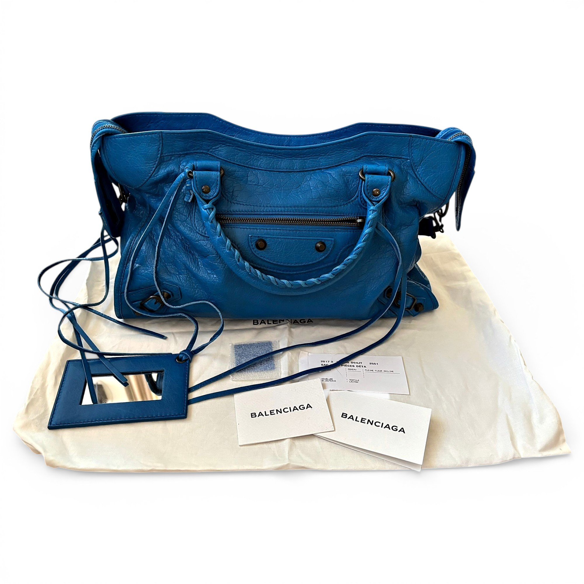 Leather tote