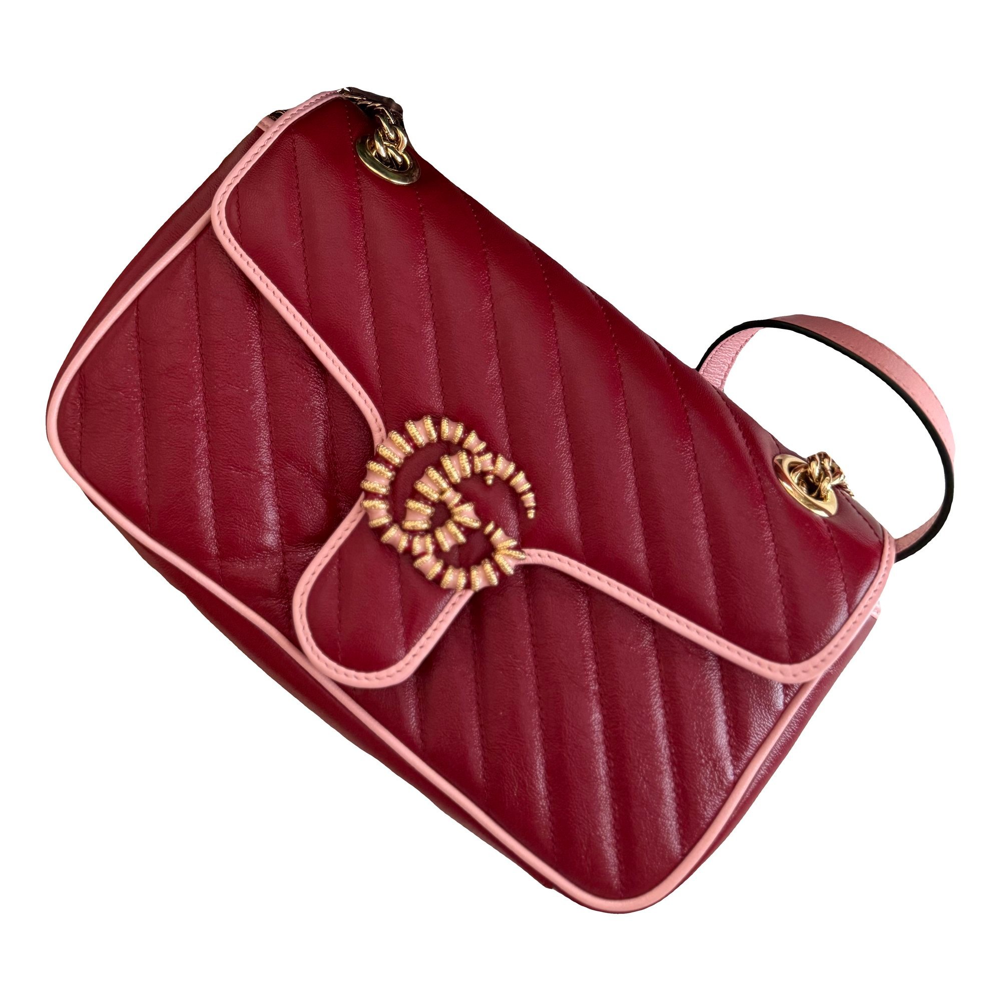 GG Marmont Flap leather handbag