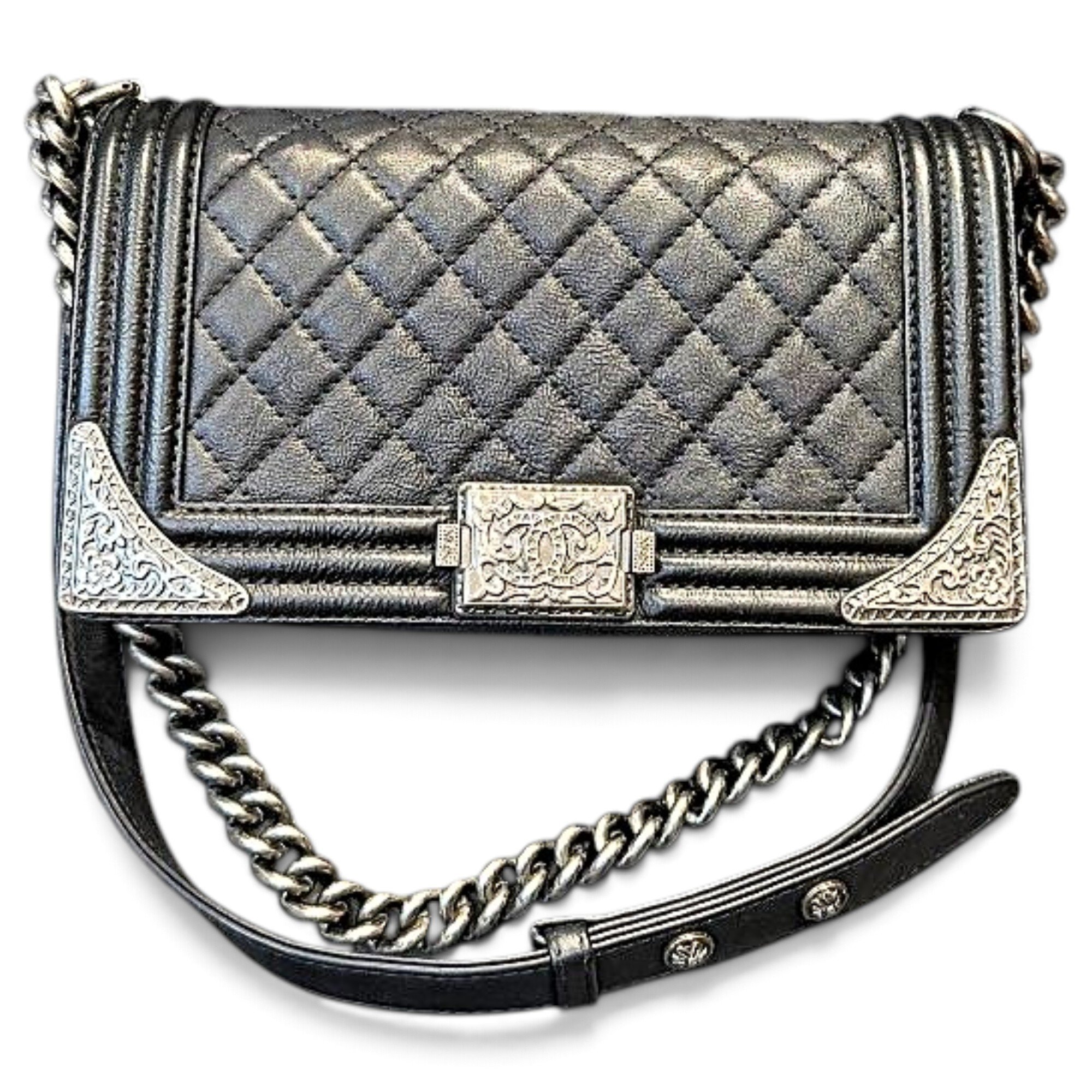 Boy leather handbag