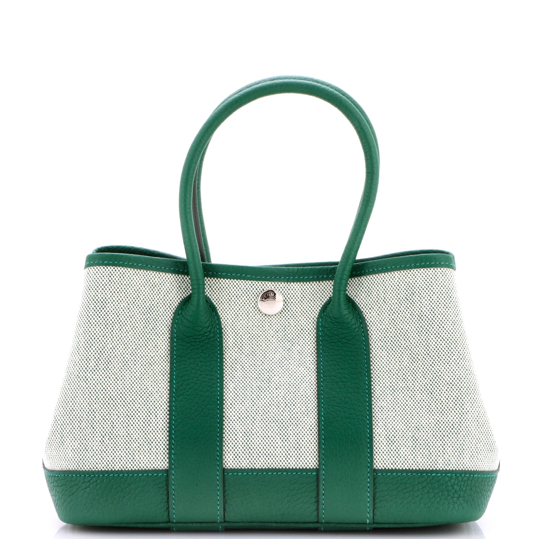Neo Garden Tote Toile and Leather 23