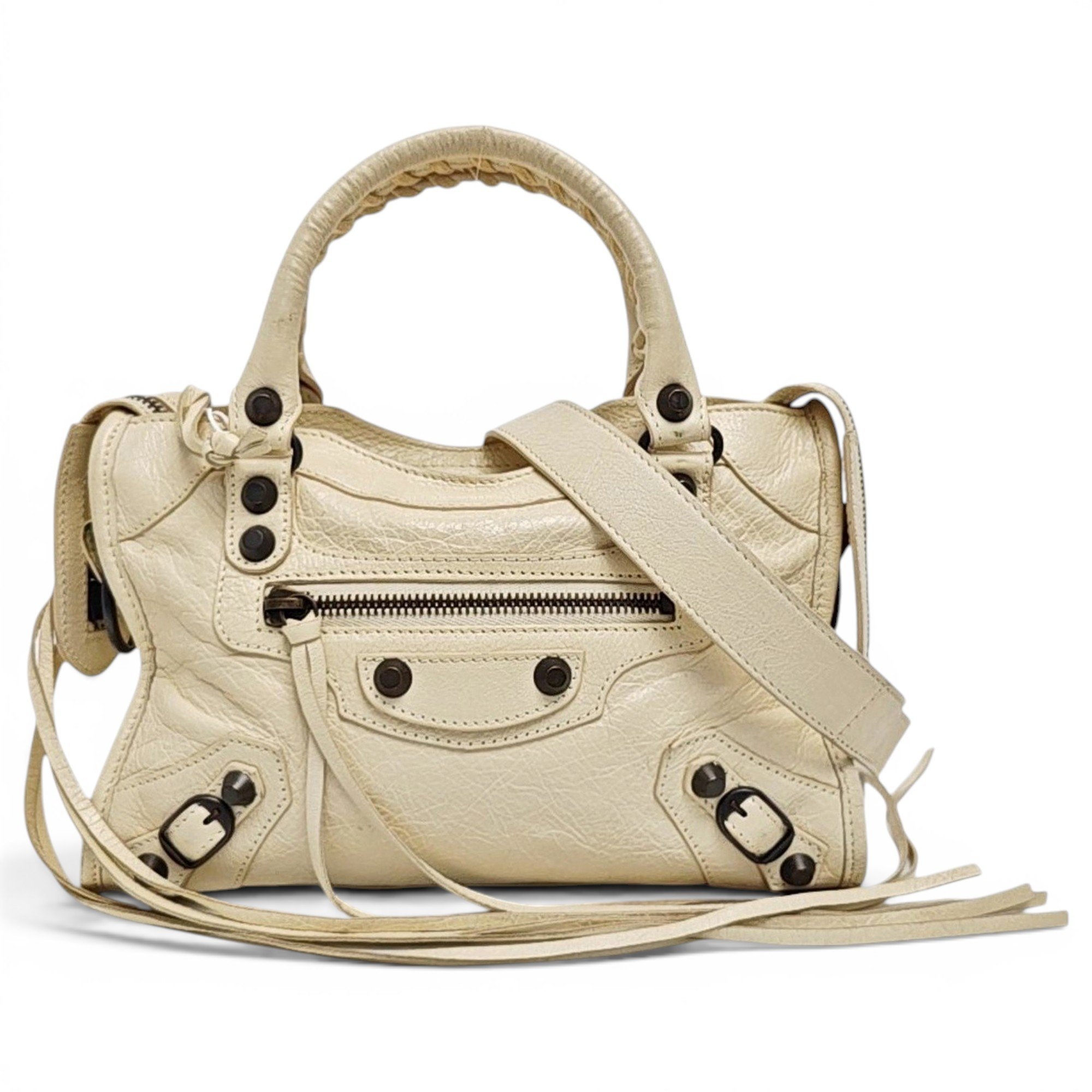 Leather handbag