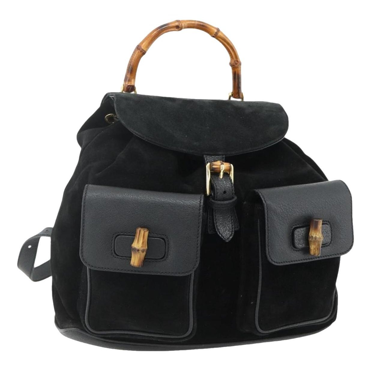 Leather backpack